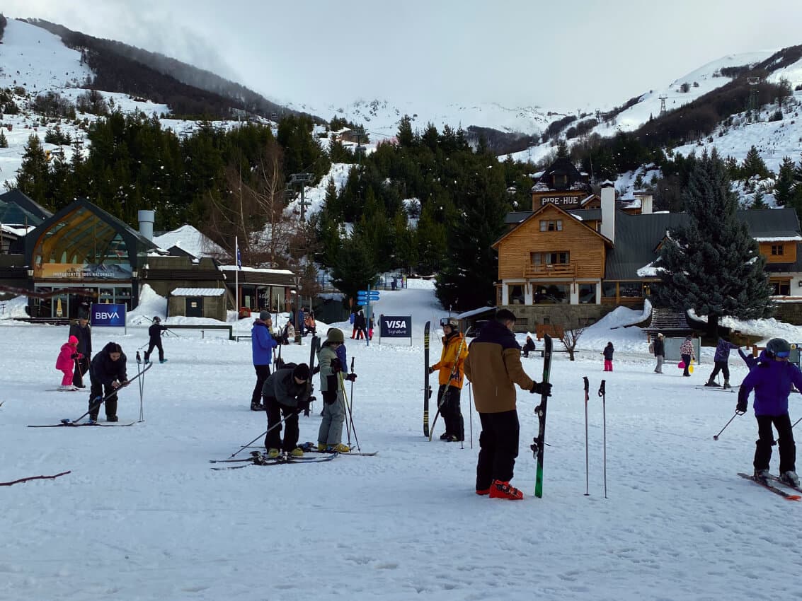 Clase bautismo de ski / snow - Cerro Catedral